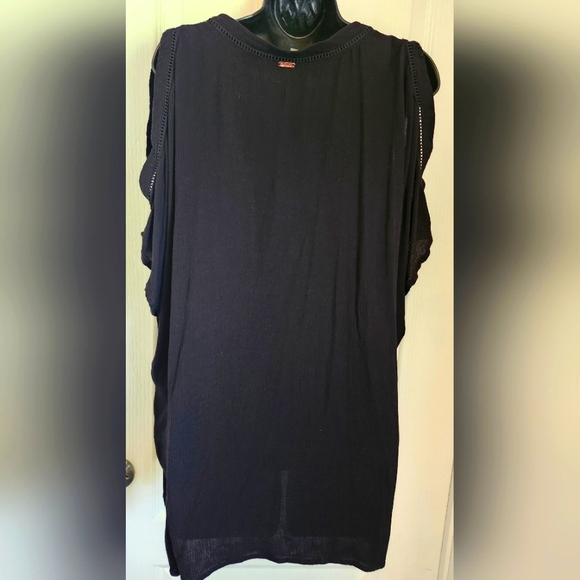 Raisins black tunic oversized tunic size small EUC - Picture 3 of 4